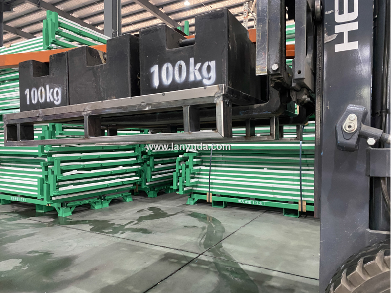 Pallet testing scene